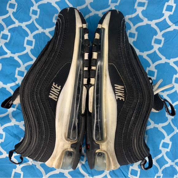 Nike Women’s size 5.5 Air Max 97 SE BLACK WHITE running wmns sneakers shoes rare - Picture 6 of 10